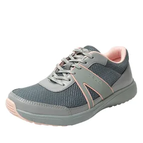 Alegria Womens Qarma 2 Walking Shoes Sneakers Runners - Soft Grey