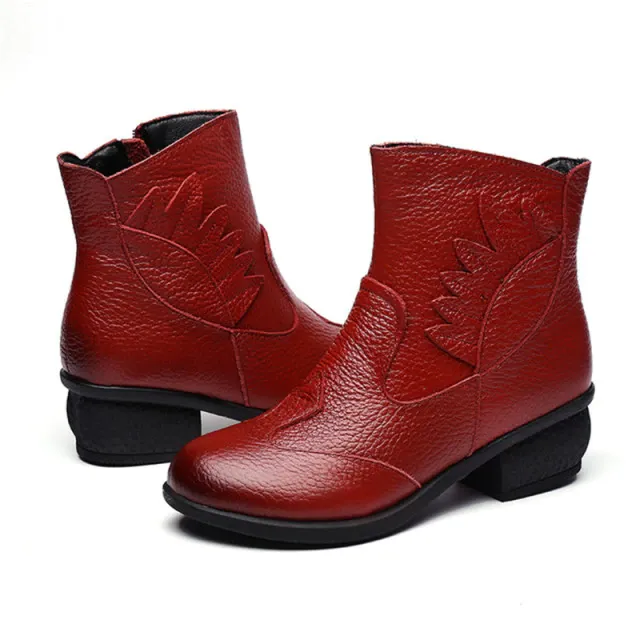 Franca Women's Warm Genuine Leather Boots