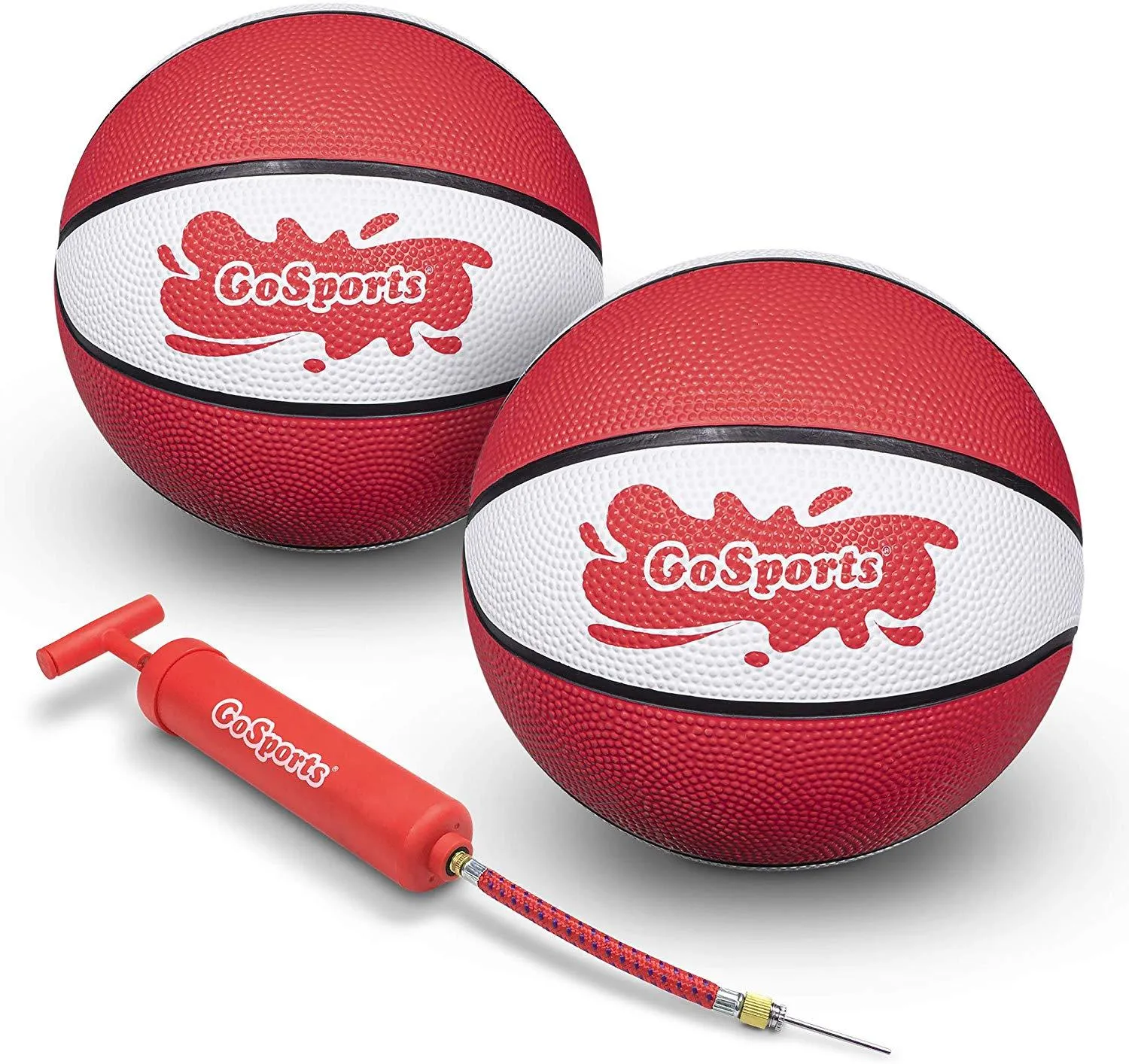 GoSports Red Water Basketballs - Size 3