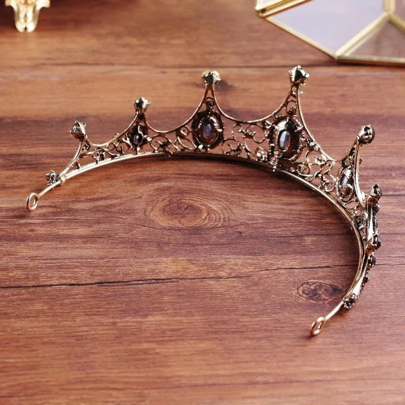 High End Green Crystal Vintage Tiaras | Bridelily