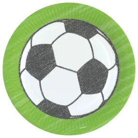 Kicker Party Soccer Paper Dinner Plates