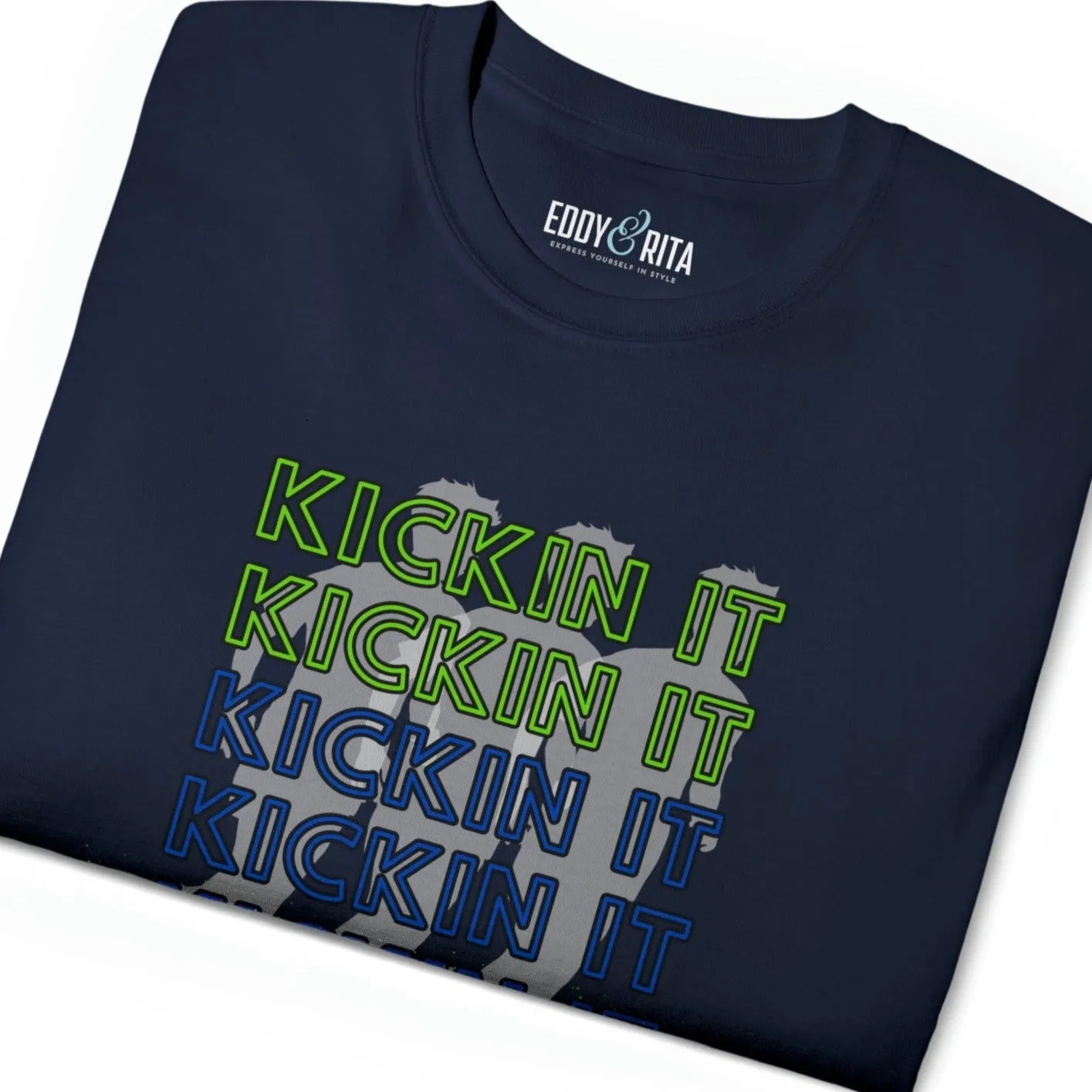 Kickin' It on the Field Soccer Player Men's Tee - Sports-Inspired Graphic Shirt