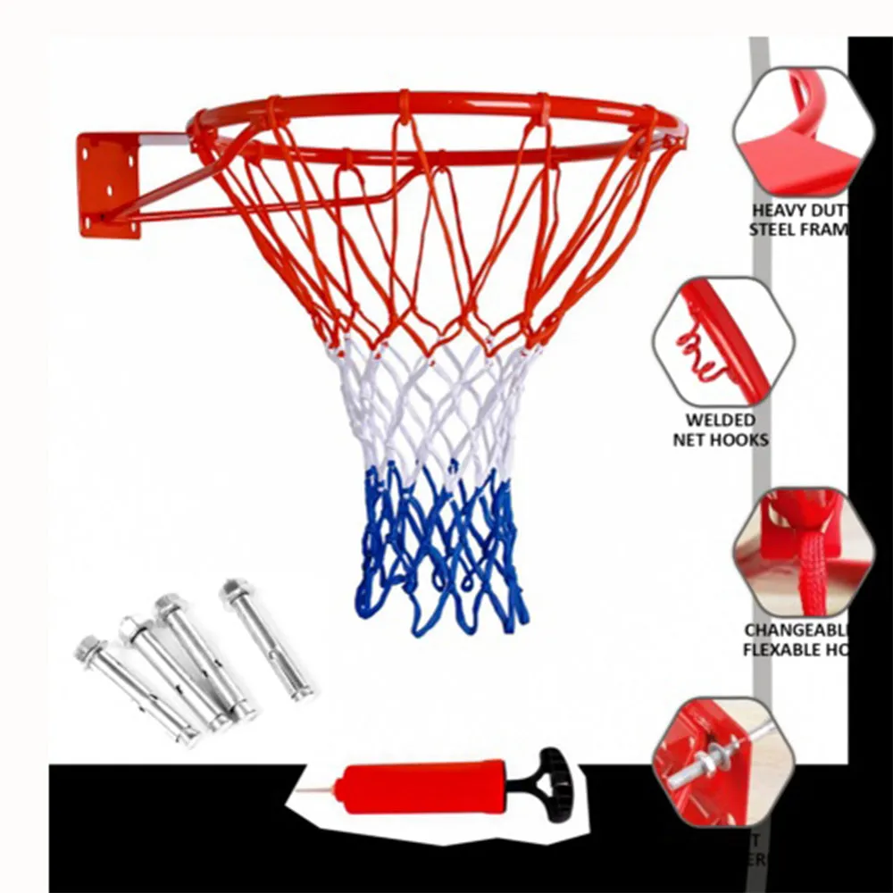 MINI BASKETBALL HOOP RING NET SET