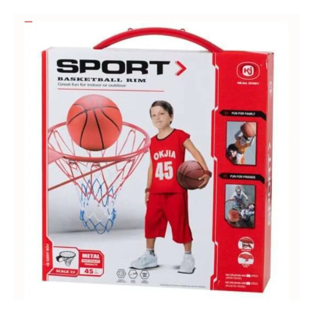 MINI BASKETBALL HOOP RING NET SET