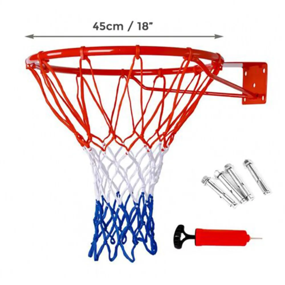 MINI BASKETBALL HOOP RING NET SET