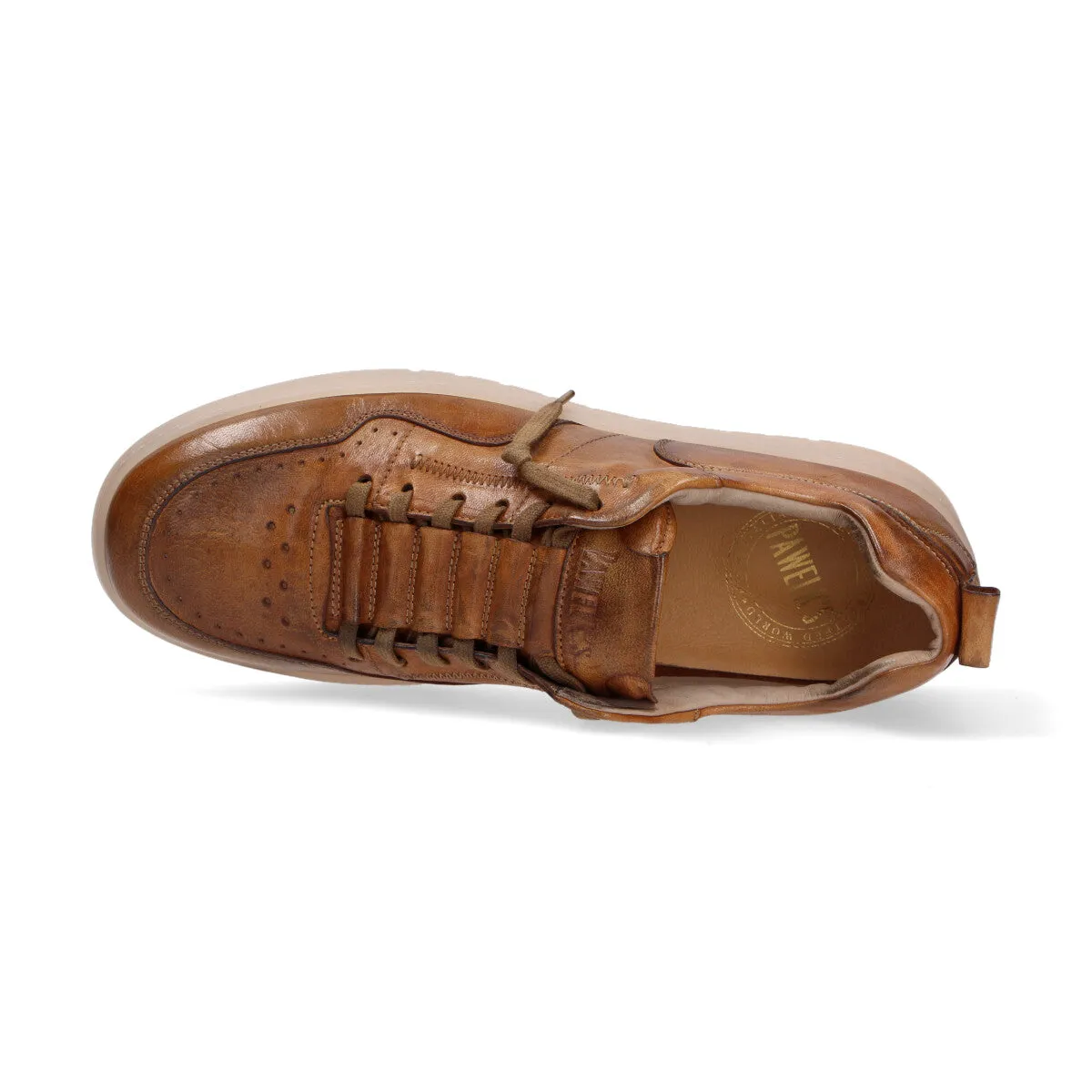 Pawelk's sneaker pelle cuoio