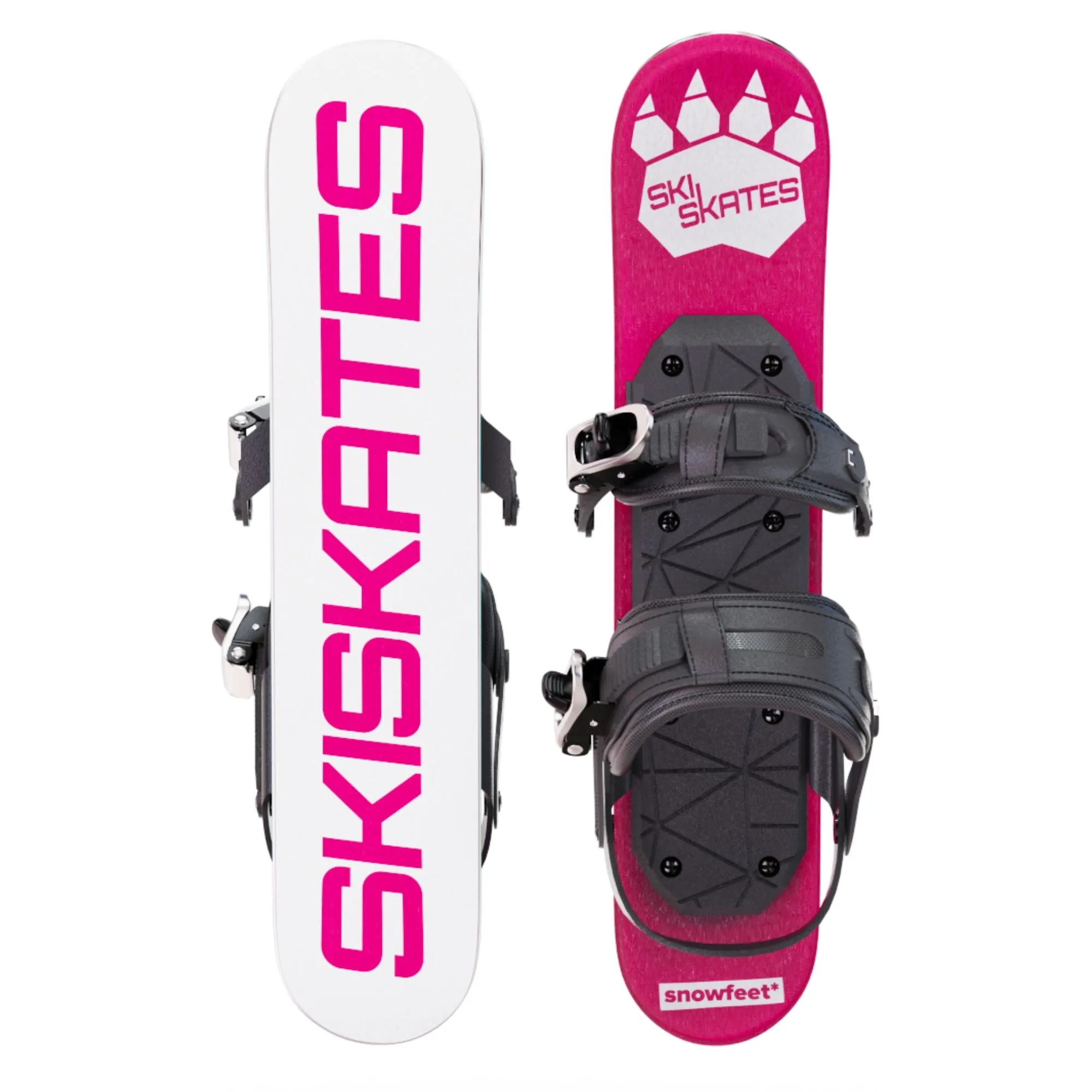 Skiskates by Snowfeet* | 44 CM | Skiblades Skiboards Snowblades | Snowboard Boots Model