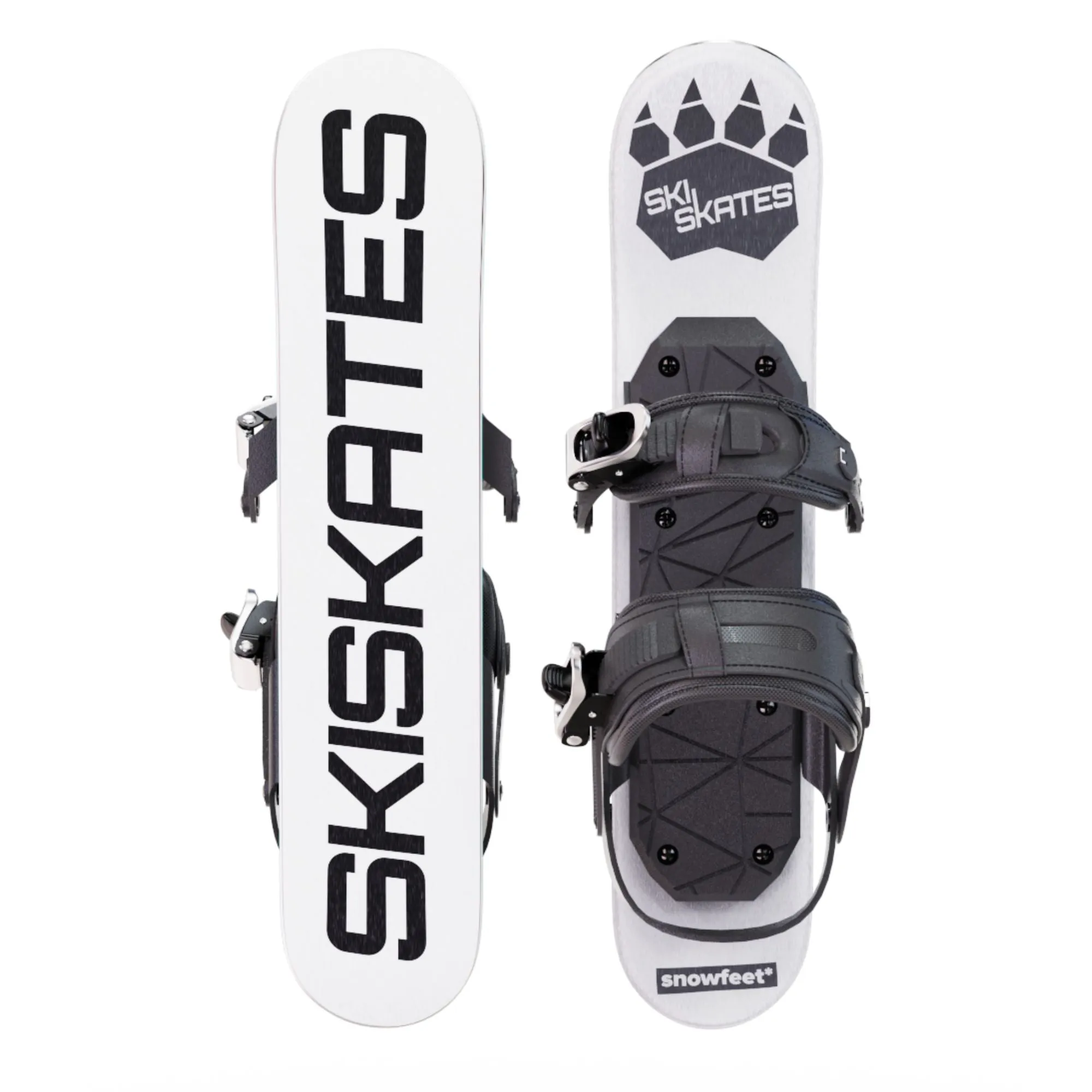 Skiskates by Snowfeet* | 44 CM | Skiblades Skiboards Snowblades | Snowboard Boots Model