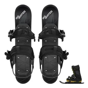 Skiskates by Snowfeet* | 44 CM | Skiblades Skiboards Snowblades | Snowboard Boots Model