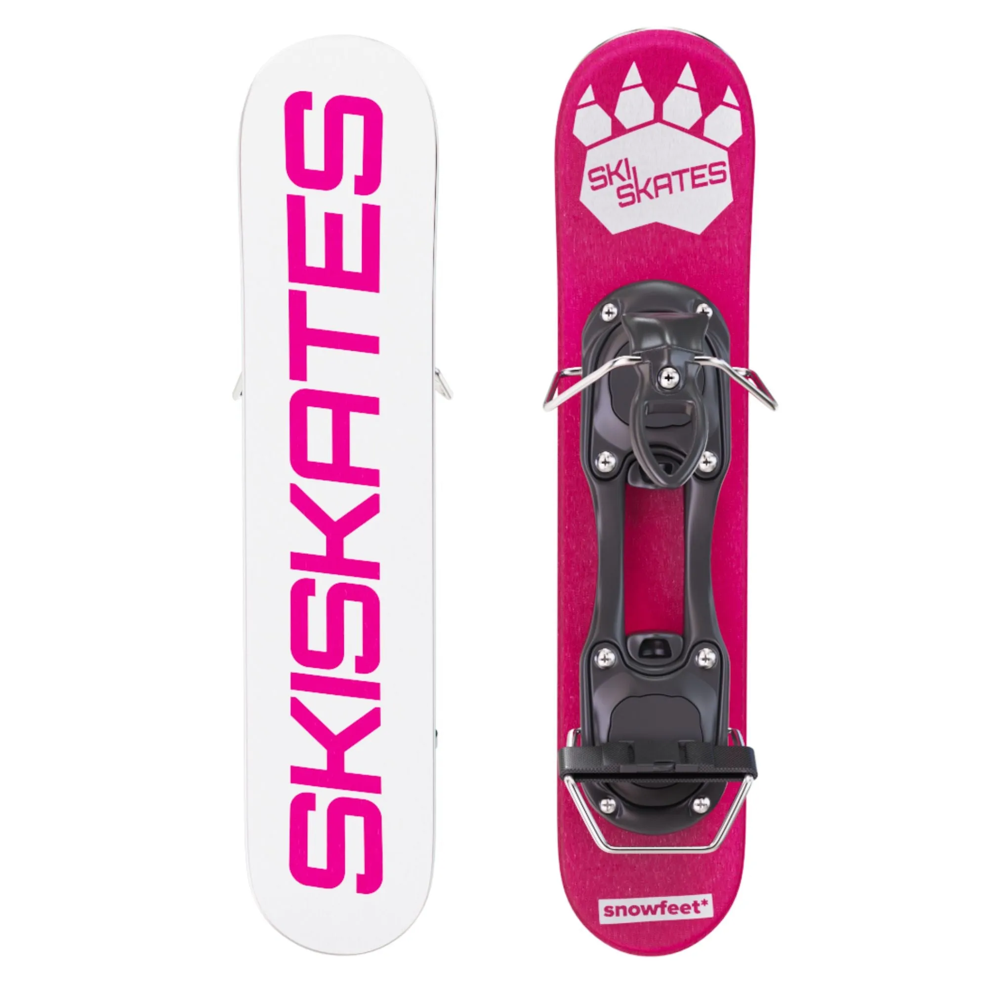 Skiskates by Snowfeet* | 44 CM | Skiblades Skiboards Snowblades | Snowboard Boots Model