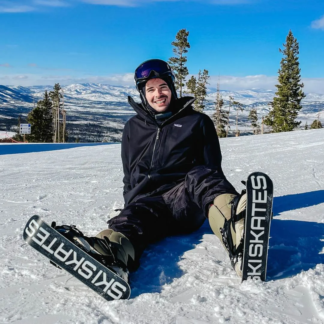 Skiskates by Snowfeet* | 44 CM | Skiblades Skiboards Snowblades | Snowboard Boots Model