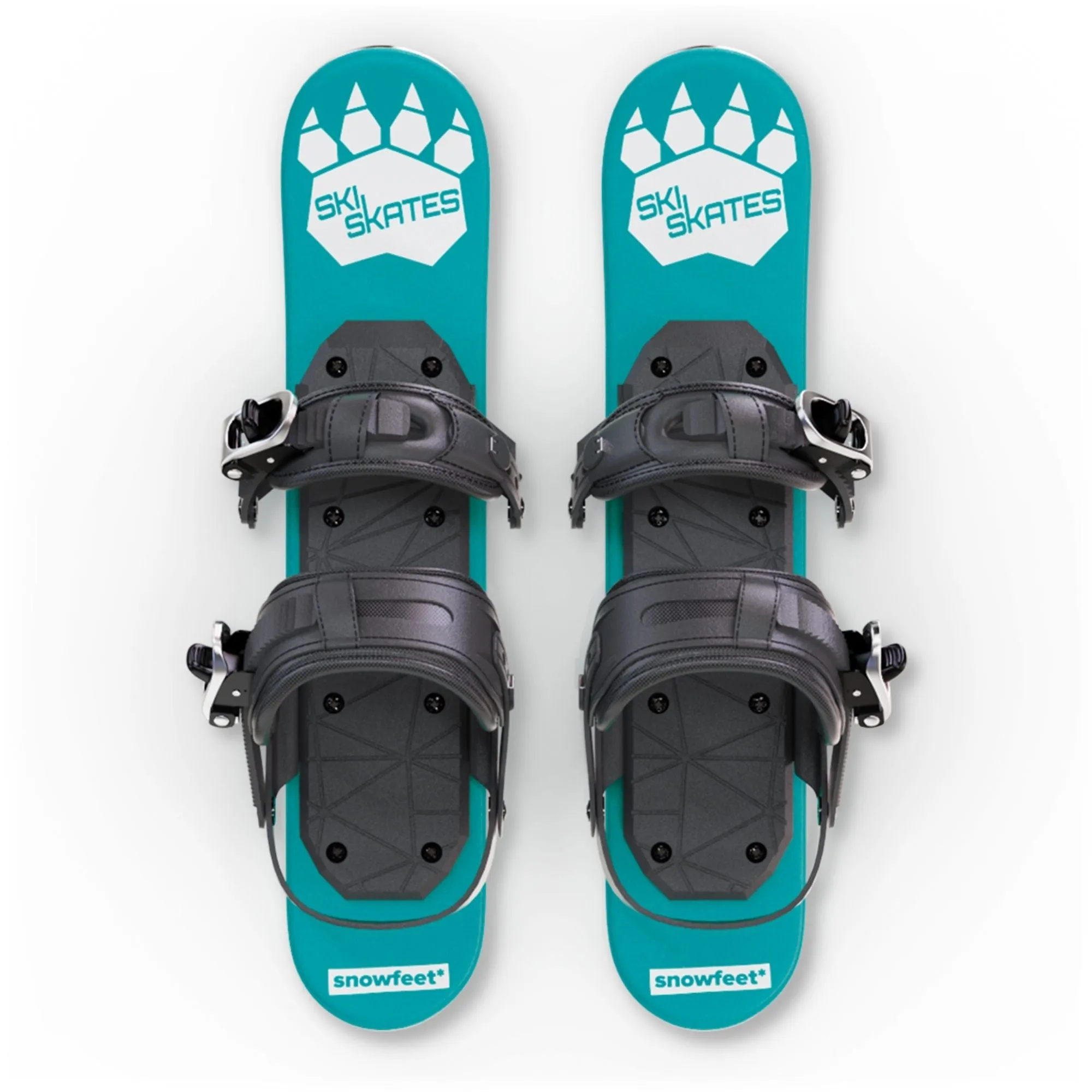 Skiskates by Snowfeet* | 44 CM | Skiblades Skiboards Snowblades | Snowboard Boots Model