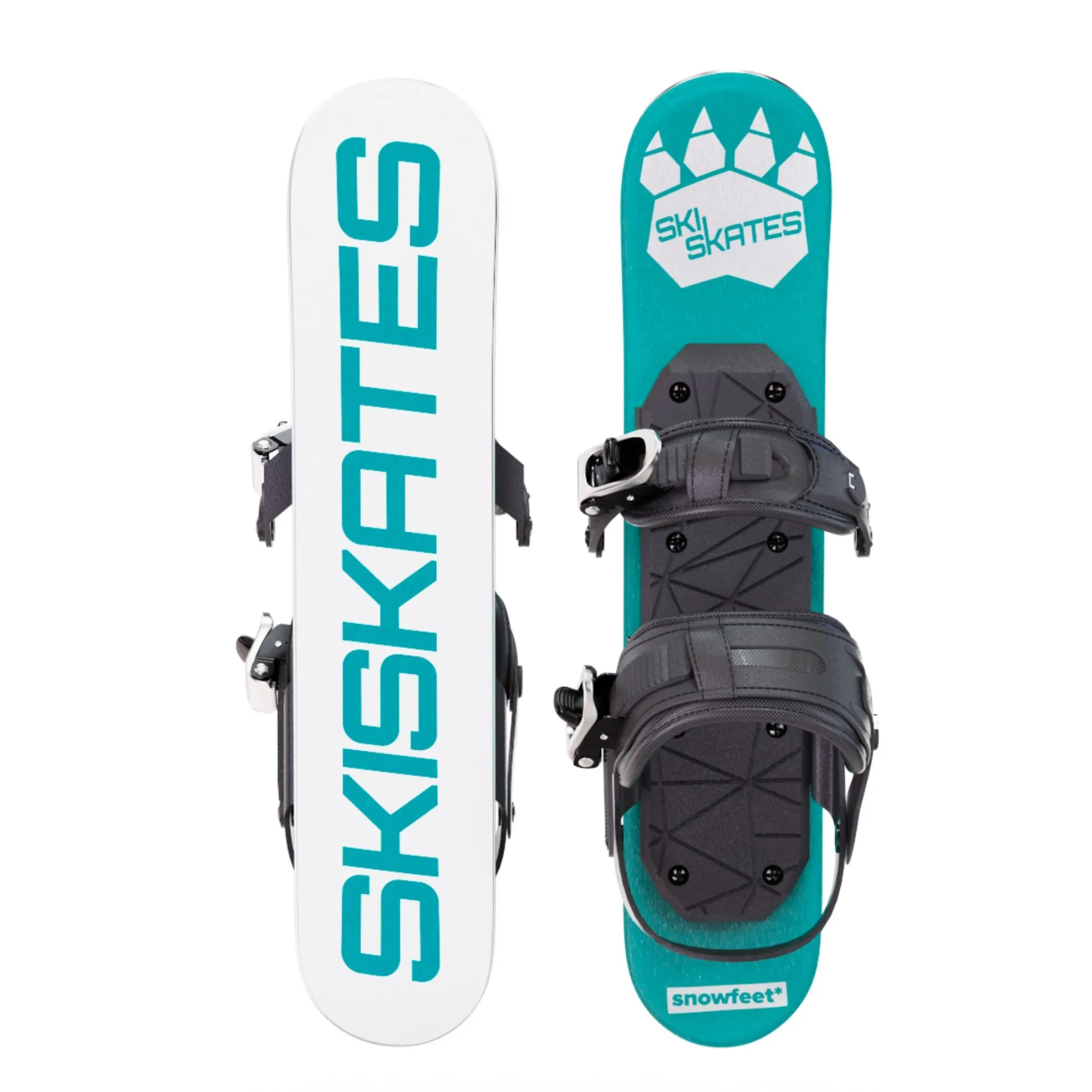 Skiskates by Snowfeet* | 44 CM | Skiblades Skiboards Snowblades | Snowboard Boots Model