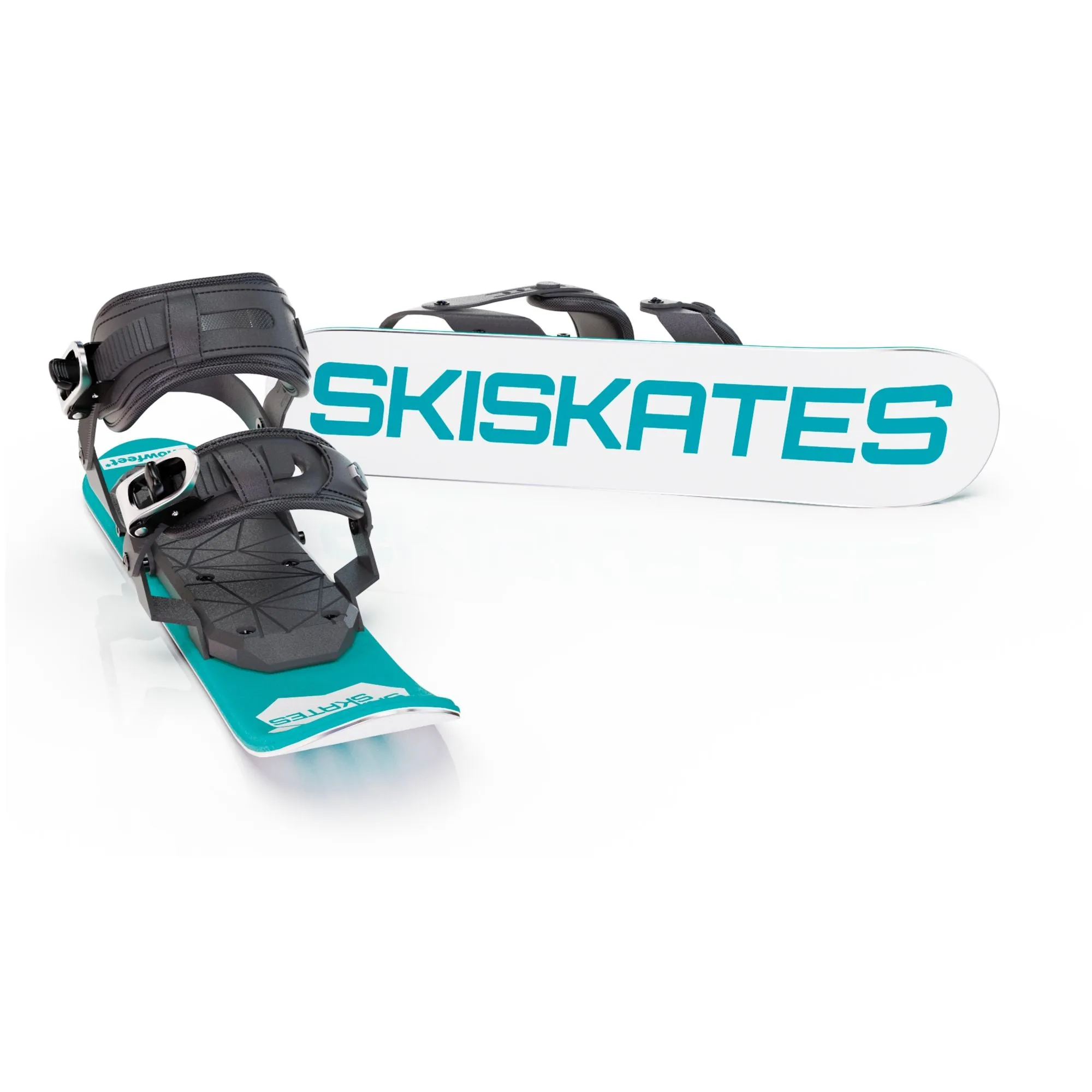 Skiskates by Snowfeet* | 44 CM | Skiblades Skiboards Snowblades | Snowboard Boots Model