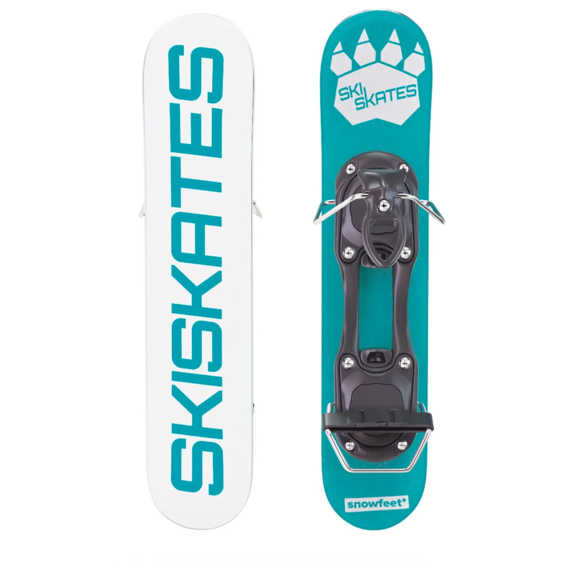 Skiskates by Snowfeet* | 44 CM | Skiblades Skiboards Snowblades | Snowboard Boots Model