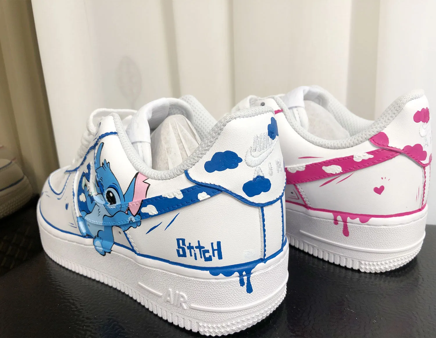 Stitch Couple Valentine's Day Custom Air Force 1