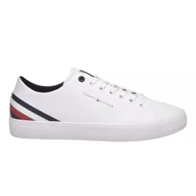 Tommy Hilfiger Th Hi Vulc Core Low LTH Stripes Sneaker Men - WHT