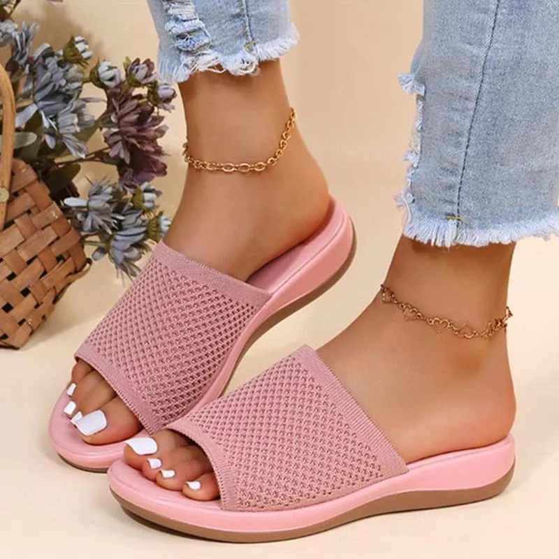 Women Elasticated Summer Sandals