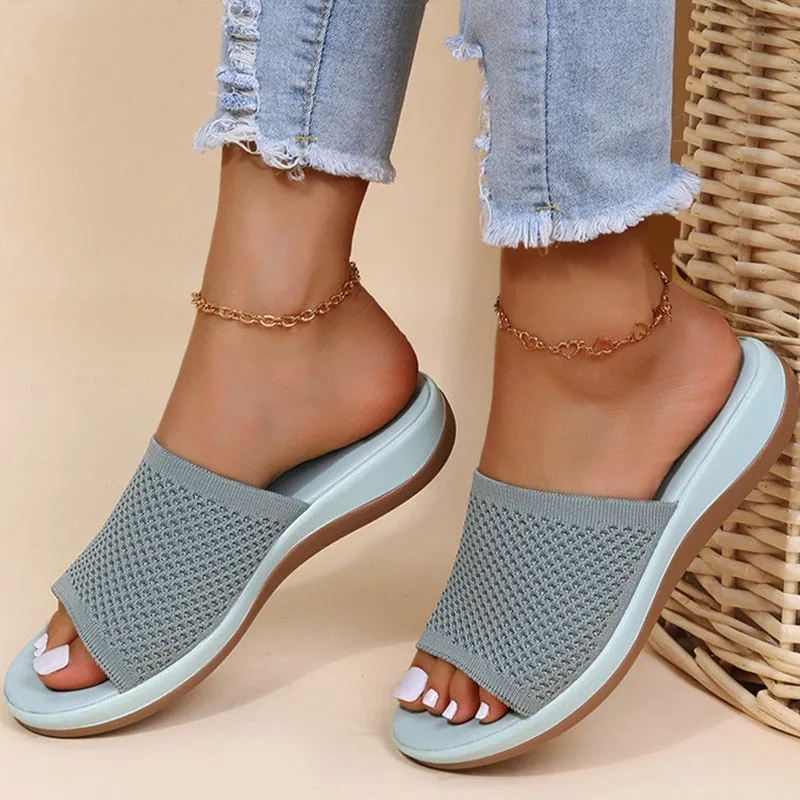 Women Elasticated Summer Sandals