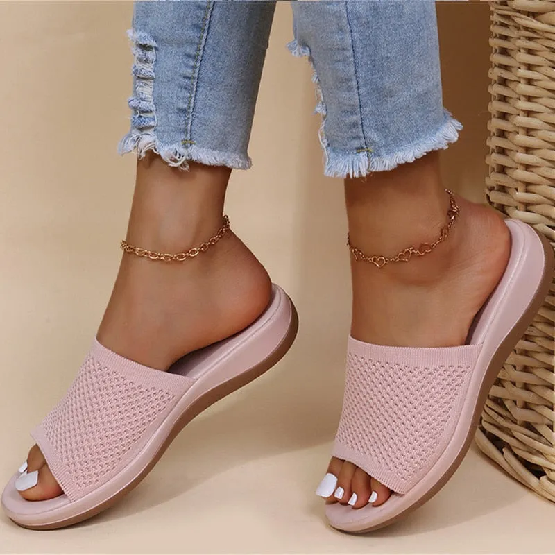 Women Elasticated Summer Sandals