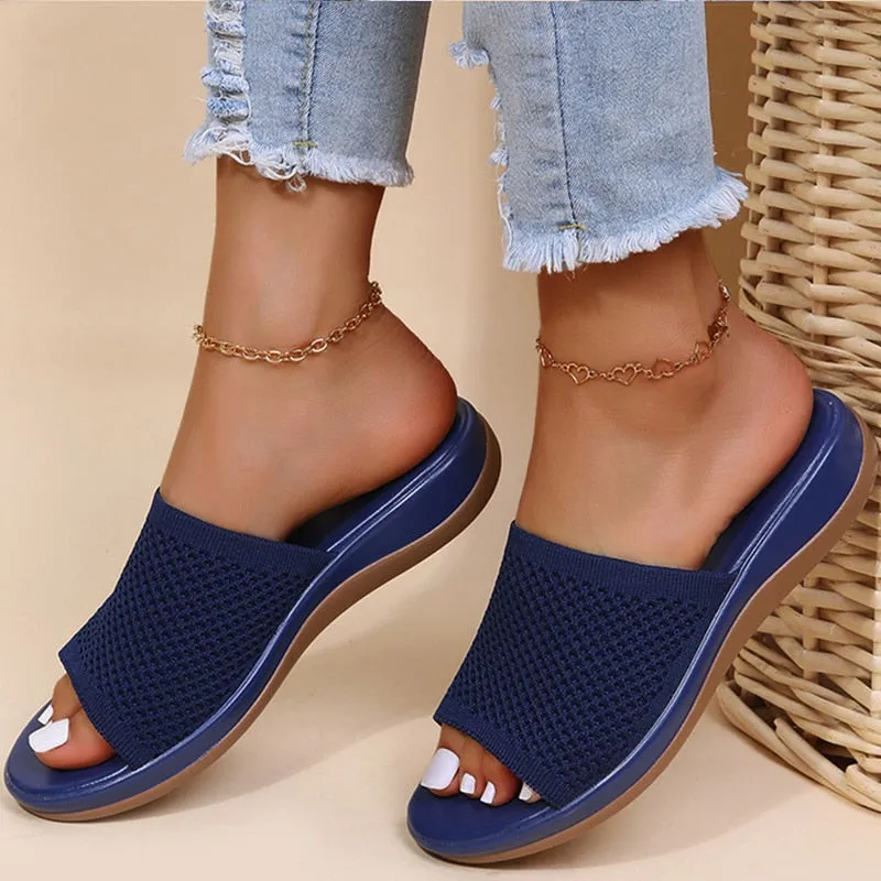 Women Elasticated Summer Sandals