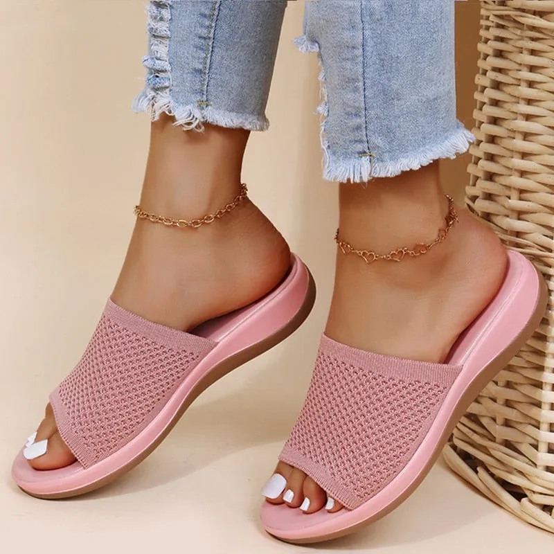 Women Elasticated Summer Sandals